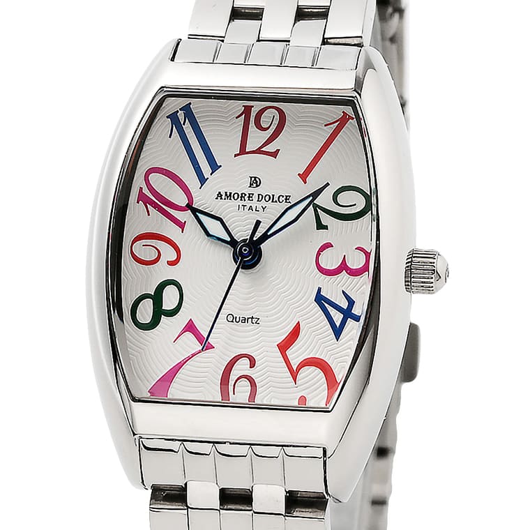 AMORE DOLCE �r���v ���f�B�[�X AD18302SS SSWHCL �N�I�[�c �����h�� �X�e�����X�x���g 1�N�ۏ� ��pBOX�t