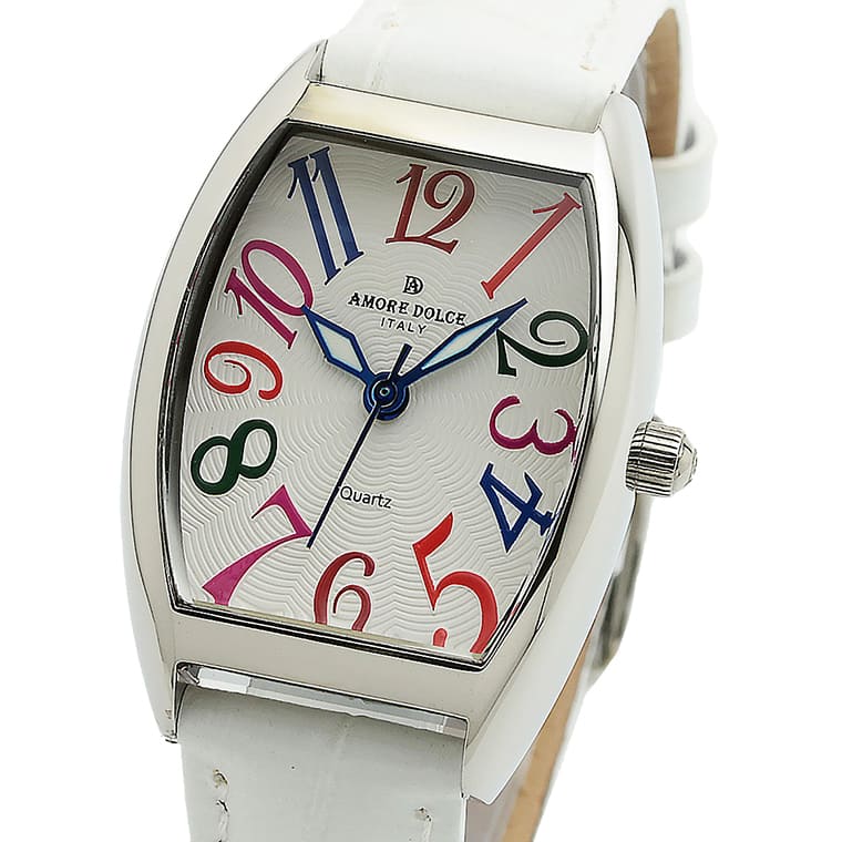 AMORE DOLCE �r���v ���f�B�[�X AD18302S SSWHCL �N�I�[�c �����h�� ���U�[�x���g 1�N�ۏ� ��pBOX�t