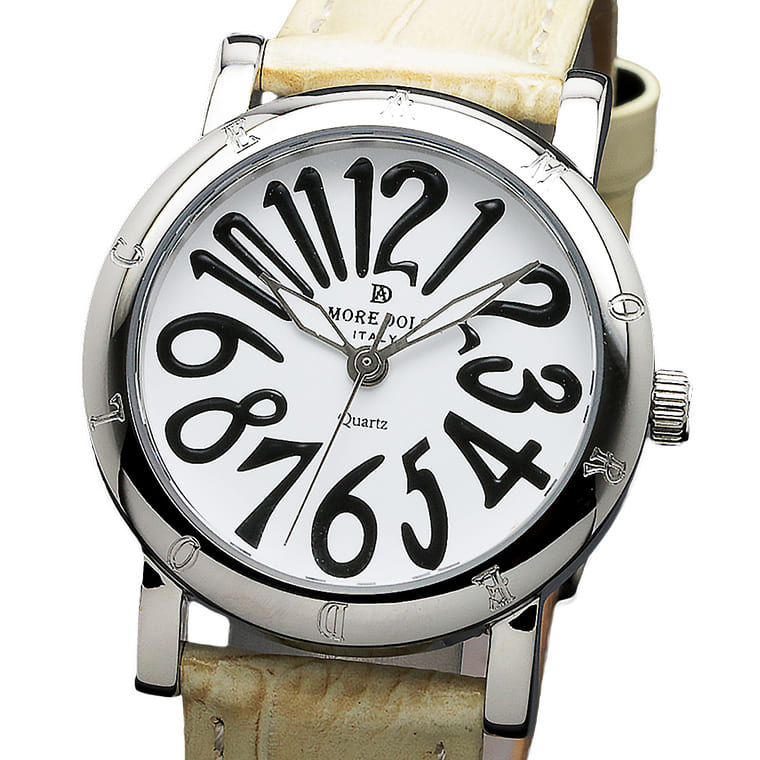 AMORE DOLCE �r���v ���f�B�[�X AD18303 SSWH/IV �N�I�[�c �����h�� ���U�[�x���g 1�N�ۏ� ��pBOX�t