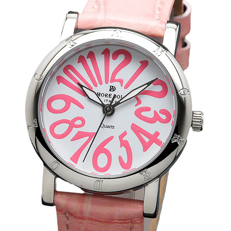 AMORE DOLCE �r���v ���f�B�[�X AD18303 SSWH/PK �N�I�[�c �����h�� ���U�[�x���g 1�N�ۏ� ��pBOX�t