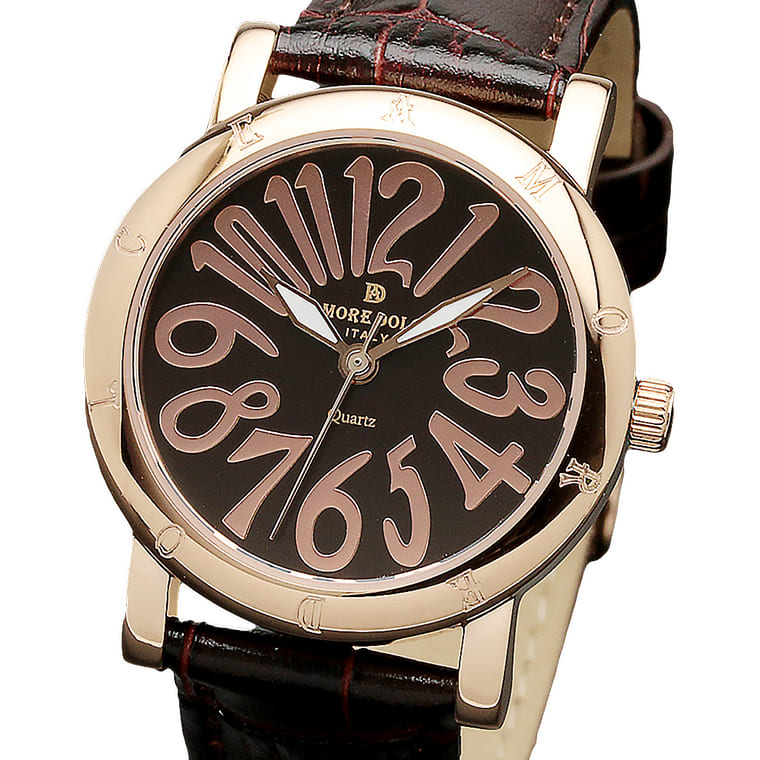 AMORE DOLCE �r���v ���f�B�[�X AD18303 PGBR/BR �N�I�[�c �����h�� ���U�[�x���g 1�N�ۏ� ��pBOX�t